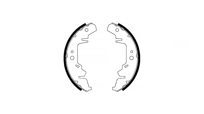 Колодки тормозные барабанные 