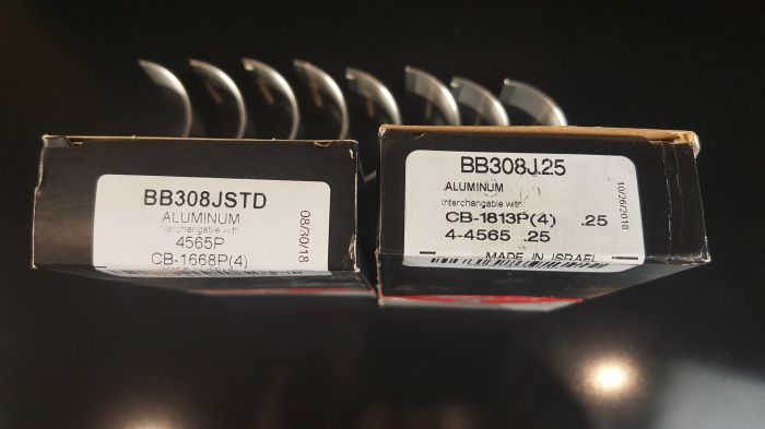 Вкладыши ШАТУННЫЕ RS 2,4 литра EDZ