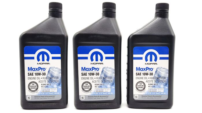 Моторное масло Chrysler Mopar MaxPro SAE 10W-30