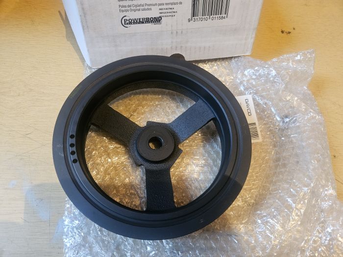 Шкив коленвала 2,7 л.