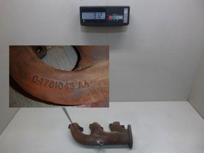 Выпускной коллектор ПЕРЕДНЯЯ часть (ЛЕВЫЙ) 3,3 литра EGA / 3,8 литра EGH