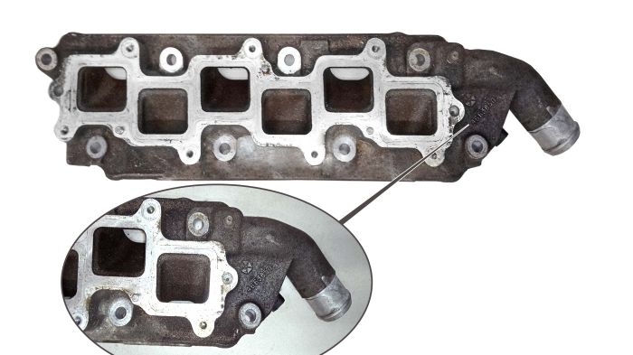 Коллектор впускной нижний для 3,2 /3,5 литра