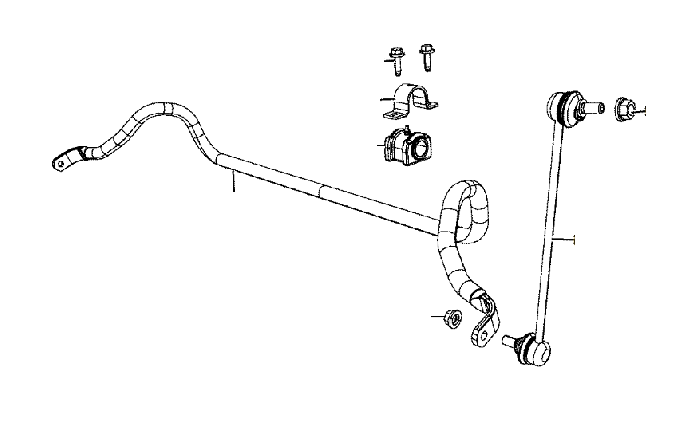 Стабилизатор передний (RS, NS) 
