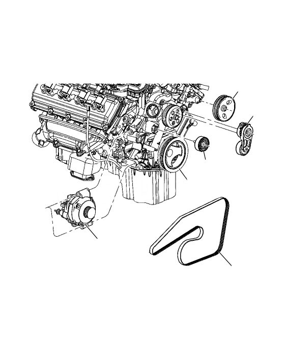 Приводные ремни и ролики 5,7 / 6,1